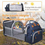 Sac Nour Baby — Sac à Langer avec Lit de Voyage 3-en-1