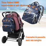 Sac Nour Baby — Sac à Langer avec Lit de Voyage 3-en-1