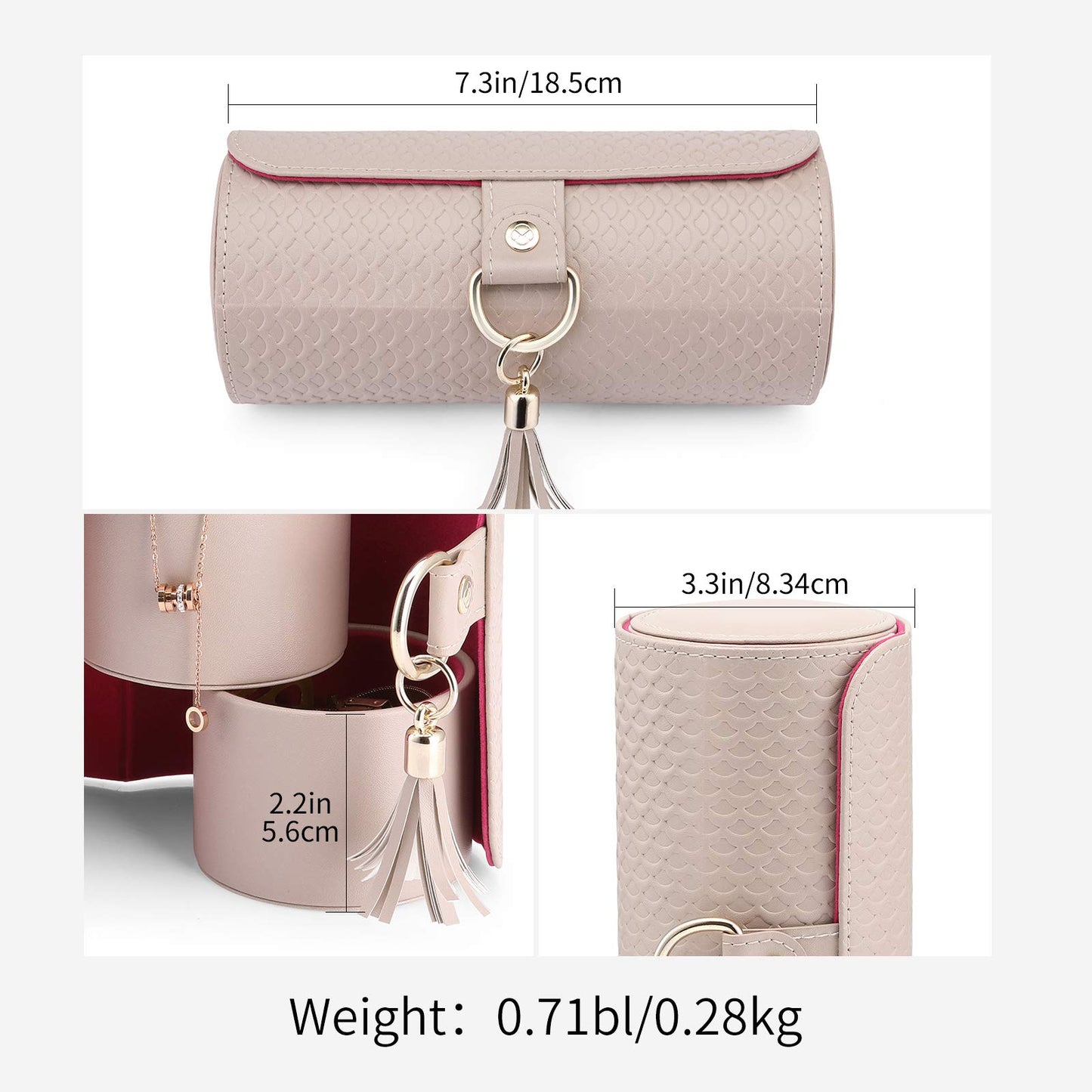 Écrin de voyage Rivano — ouvert
